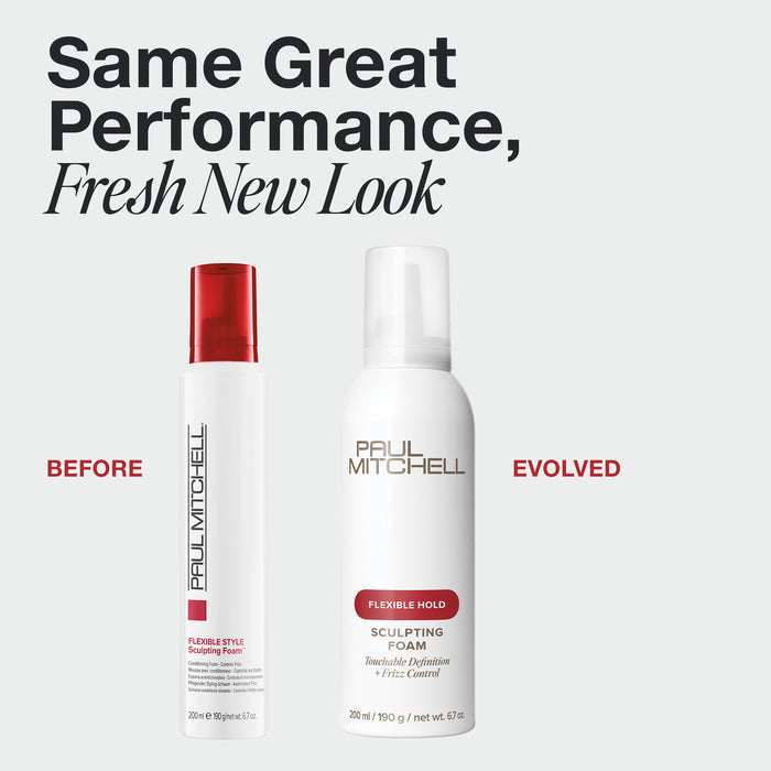 Paul Mitchell Sculpting Foam Flexible Hold & Frizz Control 200ml - On Line Hair Depot