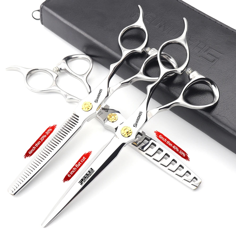 Hairdressing Scissors 5.5“ 6” 6.5“ Inch Hair Scissors Professional Barber Scissors Hairdressing Shears Thinning Styling Tool - On Line Hair Depot