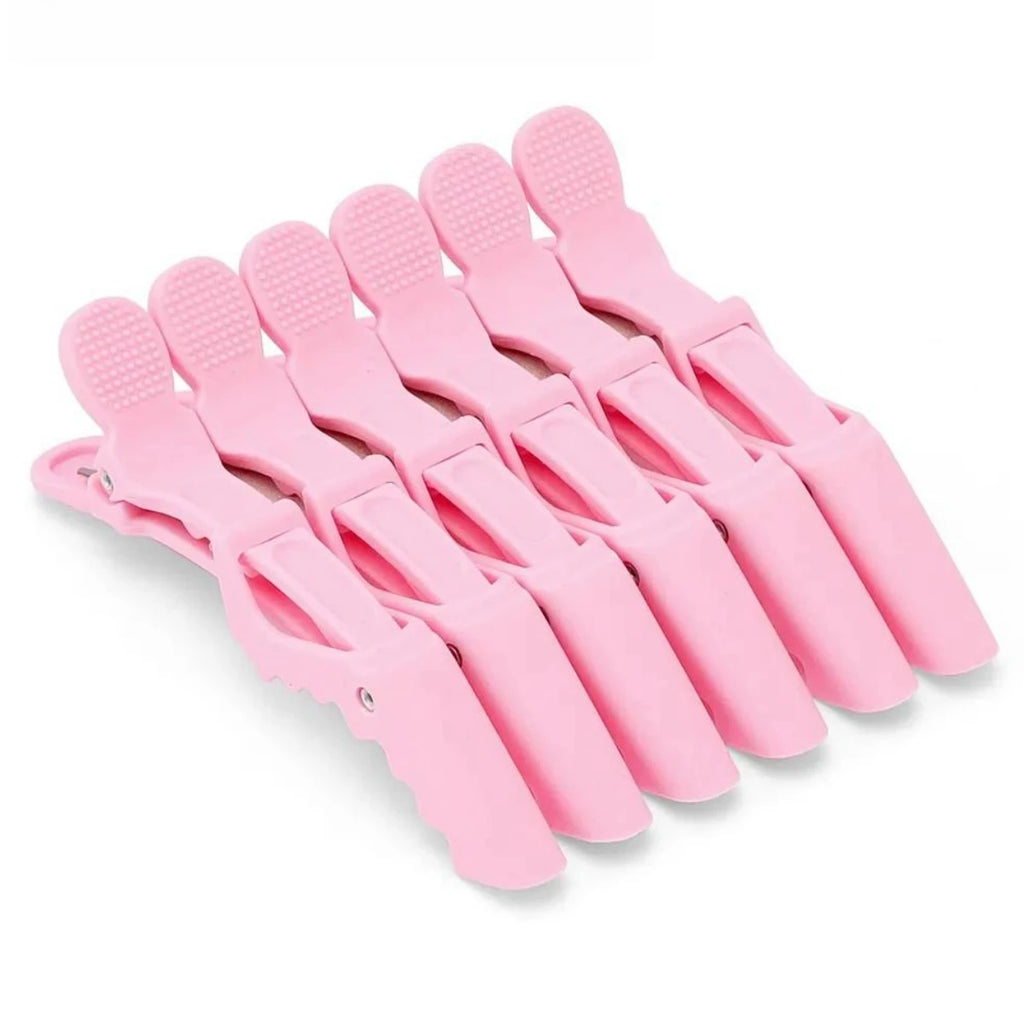 Pink Pro Barber Hair Clips Hairdressing Clamps Claw Hair Sectioning Clip For Salon Hairstyling Hairdresser Accessories - On Line Hair Depot