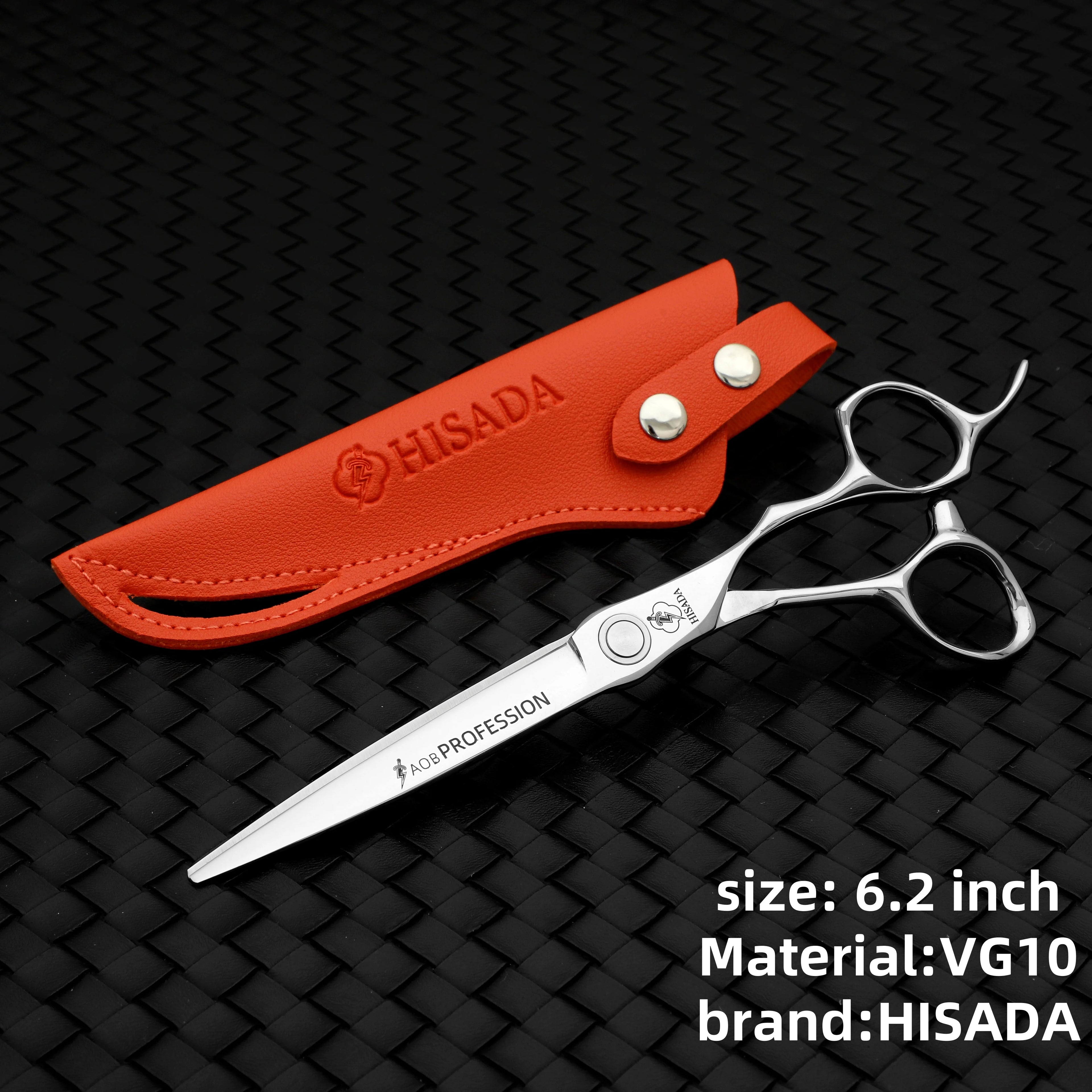 HISADA Hairdressing scissors	barber Scissors professional hairdressing scissors %10-15-40-45% Inch scissors VG10 material - On Line Hair Depot