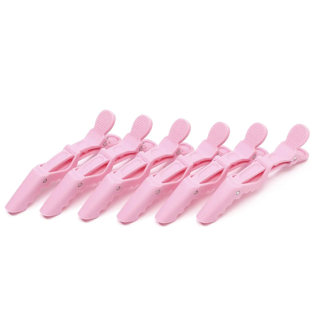 Pink Pro Barber Hair Clips Hairdressing Clamps Claw Hair Sectioning Clip For Salon Hairstyling Hairdresser Accessories - On Line Hair Depot