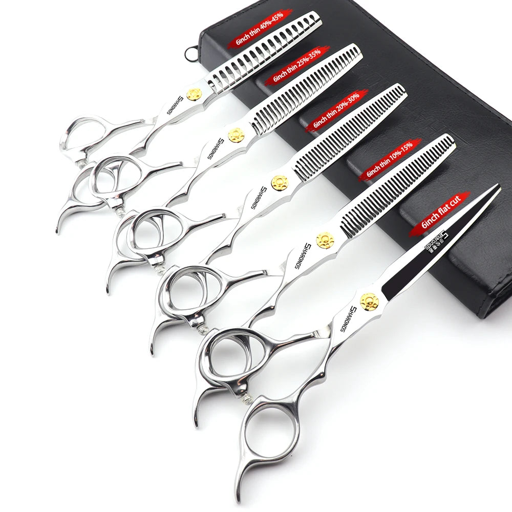 Hairdressing Scissors 5.5“ 6” 6.5“ Inch Hair Scissors Professional Barber Scissors Hairdressing Shears Thinning Styling Tool - On Line Hair Depot