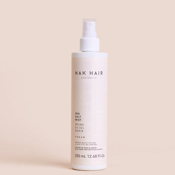 Nak Sea Salt mist Creates Beach Texture and Light Styling Control  250ml x 2 - On Line Hair Depot