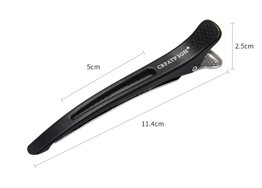 6PCS Hairdressing Professional Salon Hair Extension Clips Hairdressers Non-marking Hair Clips Hairdressers Styling Accessories - On Line Hair Depot