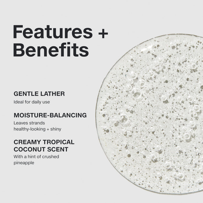 Keep hair clean, healthy, and refreshed every day with Paul Mitchell Shampoo One. This professional, daily-use shampoo delivers a luxurious lather that gently cleanses all hair types without stripping moisture. Infused with a creamy tropical coconut and crushed pineapple scent, it leaves hair feeling soft, fresh, and vibrant. One of the original products from the Paul Mitchell® line, Shampoo One is a timeless favourite for everyday hair care.