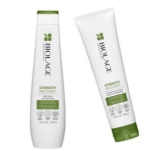 Biolage Strength Recovery Shampoo 400ml and Conditioner 280ml Duo Matrix Biolage - On Line Hair Depot