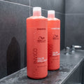 Wella Professionals Invigo Brilliance Shampoo &amp; Conditioner 1lt DUO includes a rich shampoo to enhance the brilliance of colored hair, leaving it irresistibly smooth and soft to the touch, and a rich conditioner that increases color protection and shine, while reducing static.