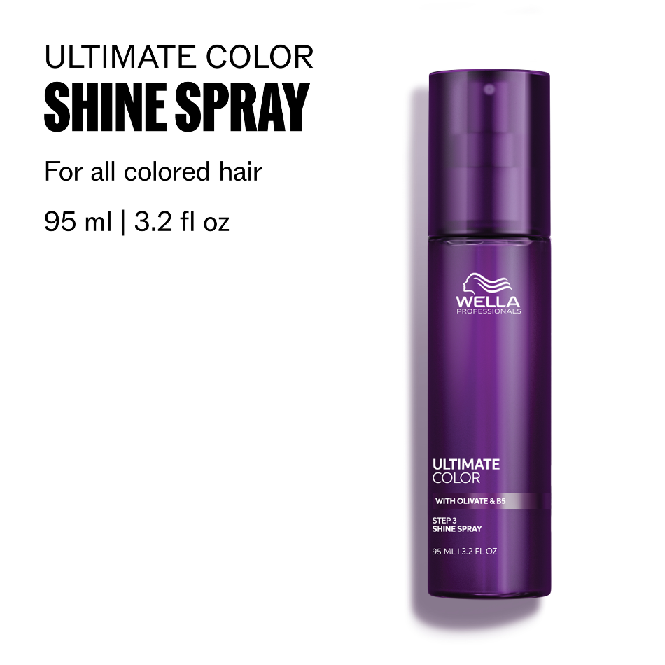 Wella Ultimate Color Shine Spray 95ml

Give colour-treated hair the finishing touch it deserves. This lightweight shine spray instantly smooths and illuminates every strand, locking in vibrancy so your colour looks salon-fresh — day after day.