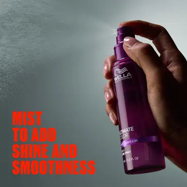 Wella Ultimate Color Shine Spray 95ml

Give colour-treated hair the finishing touch it deserves. This lightweight shine spray instantly smooths and illuminates every strand, locking in vibrancy so your colour looks salon-fresh — day after day.