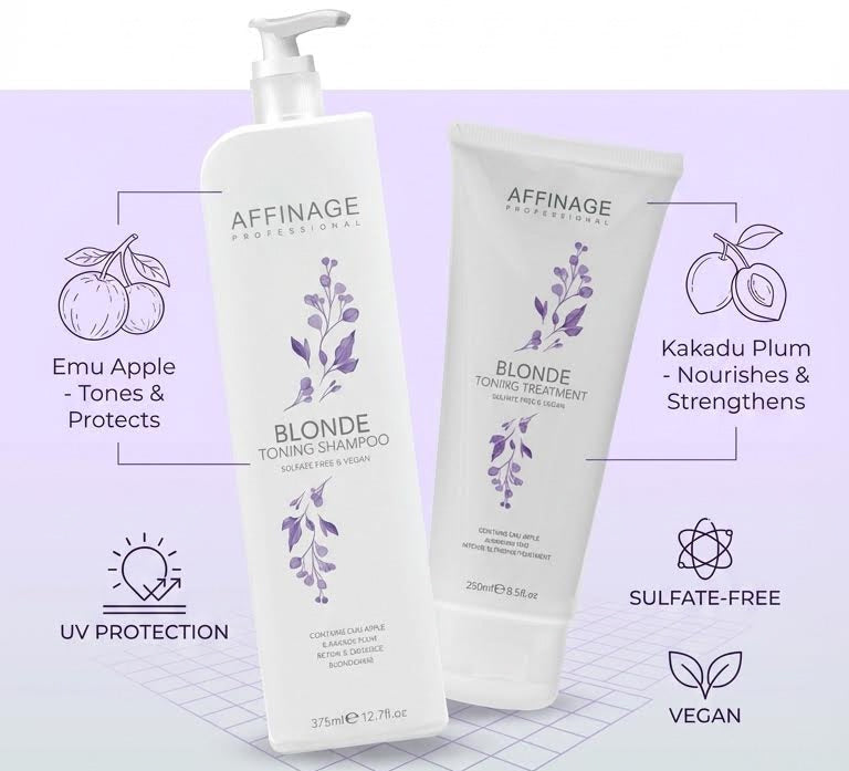 Affinage Blonde Toning Shampoo & Treatment 