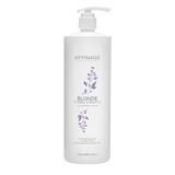 Affinage Professional Blonde toning Shampoo 1 x 1lt Sulfate Free & Vegan Affinage - On Line Hair Depot