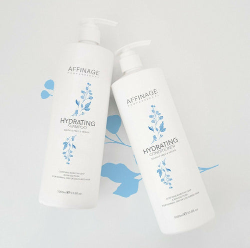Affinage Hydrating Shampoo & Conditioner 1000ml Duo - On Line Hair Depot