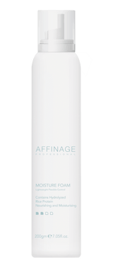 Affinage Professional Moisture foam, lightweight flexible control 200g Affinage - On Line Hair Depot