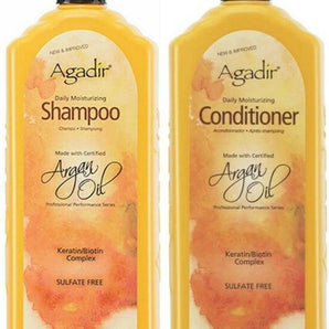 Agadir Moroccan Argan Oil Daily Moisturizing Shampoo & Conditioner 1 LITRE Duo Agadir - On Line Hair Depot