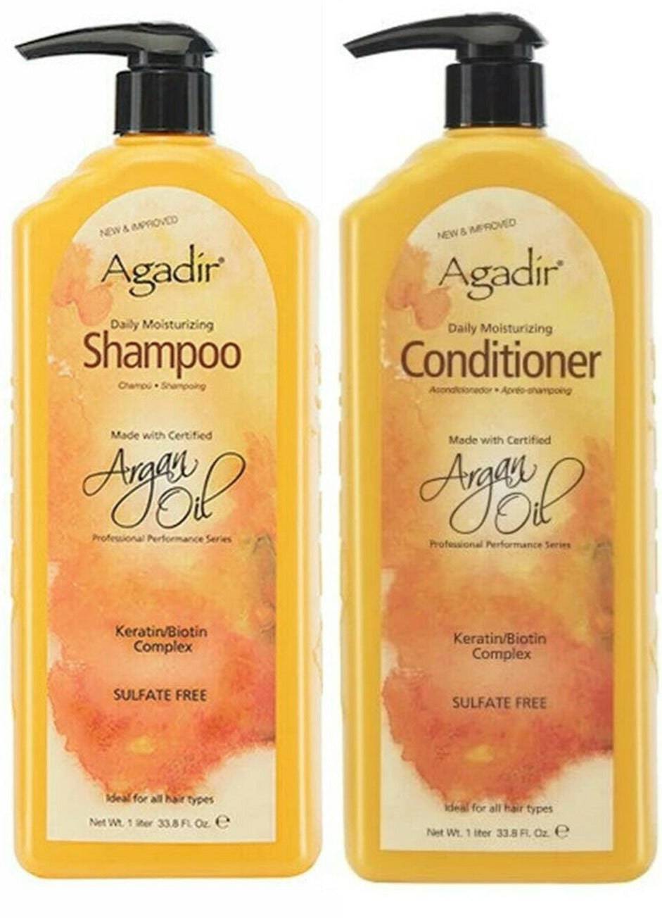 Agadir Moroccan Argan Oil Daily Moisturizing Shampoo & Conditioner Duo - On Line Hair Depot