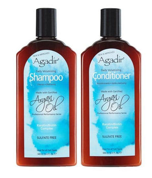 Agadir Moroccan Argan Oil Daily Volumizing SHAMPOO & CONDITIONER 400ml DUO Agadir - On Line Hair Depot