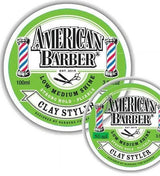 American Barber Clay Styler 1 x 100ml & 1 x 50ml Duo Mens Styling Medium Hold - On Line Hair Depot