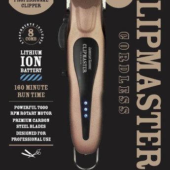 American Barber Clipmaster Cordless Clipper professional hairdresser Clippers Rose Gold American Barber - On Line Hair Depot