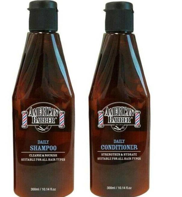 American Barber Daily Shampoo and Conditioner Duo - On Line Hair Depot
