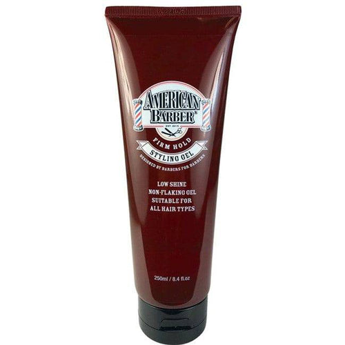 American Barber Firm Hold Styling Gel 250ml - On Line Hair Depot