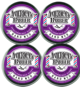 American Barber Hard Mud Wax 100ml Quad Pack ( 4 x 100ml ) American Barber - On Line Hair Depot