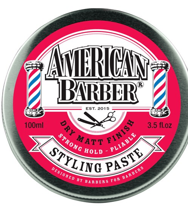 American Barber Styling Paste 100ml - On Line Hair Depot