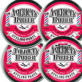 American Barber Styling Paste 100ml Quad Pack (4x 100ml) American Barber - On Line Hair Depot
