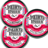 American Barber Styling Paste 100ml Trio Pack (3x 100ml) American Barber - On Line Hair Depot