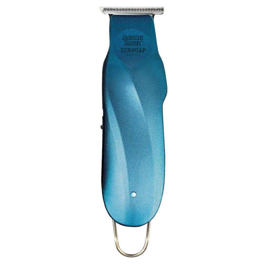 American Barber Zero Gap Trimmer Blue Cord/Cordless - On Line Hair Depot