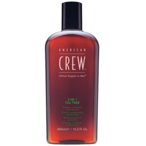 American Crew 3 in 1 Tea Tree Shampoo, Conditioner and Body Wash - On Line Hair Depot