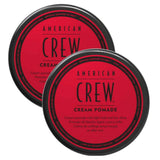 American Crew Cream Pomade 2 x 85g with light Hold and Low Shine American Crew - On Line Hair Depot