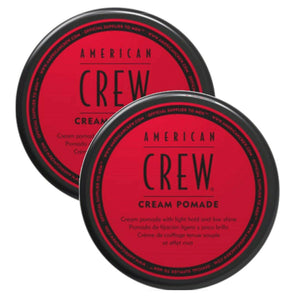 American Crew Cream Pomade 2 x 85g with light Hold and Low Shine American Crew - On Line Hair Depot