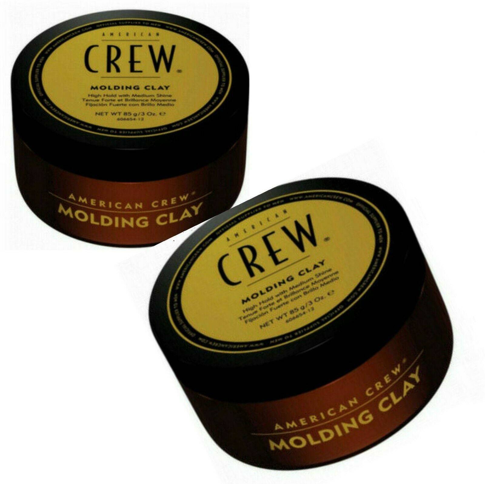 American Crew Molding Clay 2 x 85g  Molding Clay with high hold and medium shine American Crew - On Line Hair Depot