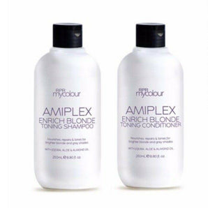 RPR Amiplex Enrich Blonde Shampoo Conditioner Duo Amiplex RPR - On Line Hair Depot