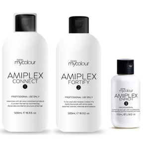 RPR Amiplex Kit Blondes Connect Fortify Stage 1 and  2  500 ml each,  Stage 3 100 ml Amiplex RPR - On Line Hair Depot