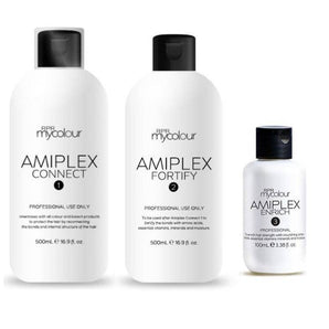 RPR Amiplex Kit Connect Fortify Stage 1 and  2  500 ml each,  Stage 3 100 ml Amiplex RPR - On Line Hair Depot