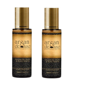Argan De luxe Moroccan Professional Hair & Body Serum 100ml x 2 Argan Deluxe Professional - On Line Hair Depot