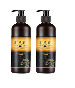 Argan De luxe Moroccan Professional Keratin Leave in Cream 240ml x 2 Argan Deluxe Professional - On Line Hair Depot
