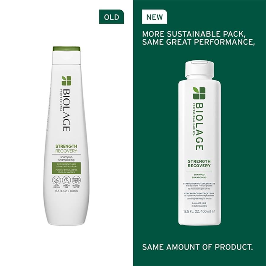 Biolage Strength Recovery Shampoo 400ml - On Line Hair Depot