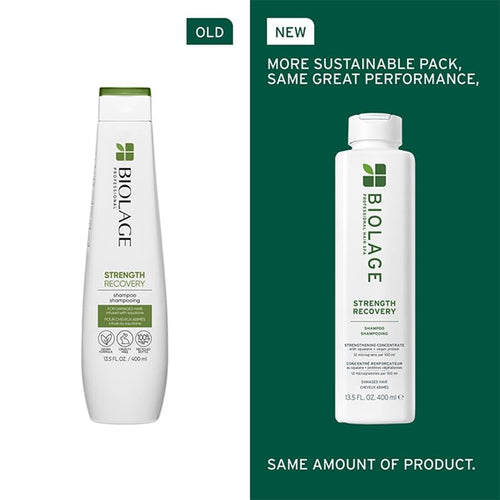 Biolage Strength Recovery Shampoo 400ml - On Line Hair Depot