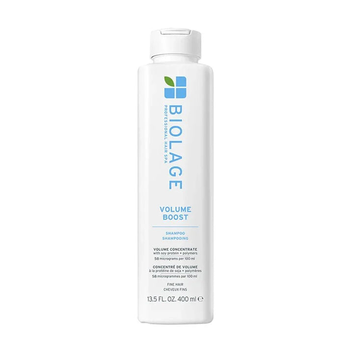 Biolage Volume Boost Shampoo is a professional-grade hair care set designed to deliver long-lasting, bouncy volume to fine and colour-treated hair — without weighing it down.