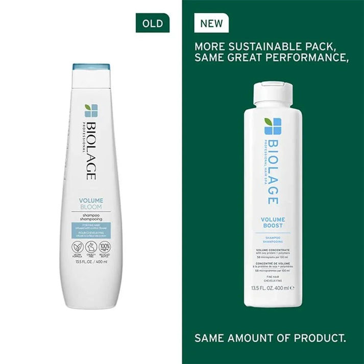 Biolage Volume Boost Shampo is a professional-grade hair care set designed to deliver long-lasting, bouncy volume to fine and colour-treated hair — without weighing it down.