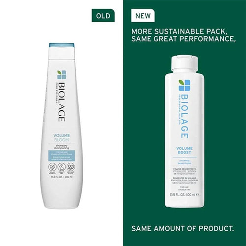 Biolage Volume Boost Shampo is a professional-grade hair care set designed to deliver long-lasting, bouncy volume to fine and colour-treated hair — without weighing it down.