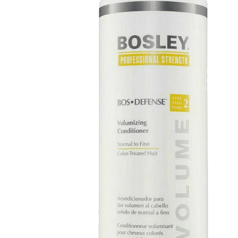 Bosley BosDefense Conditioner 1lt  Light Thin Colour Treated Hair Yellow Bosley - On Line Hair Depot