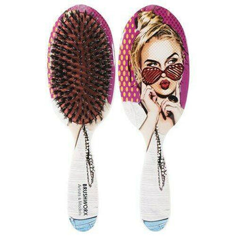 Brushworx Artists and Models Oval Cushion Hair Brush - All About Me Brushworx - On Line Hair Depot