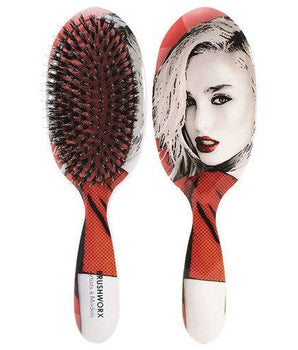 Brushworx Artists and Models Oval Cushion Hair Brush - Big Red Brushworx - On Line Hair Depot