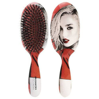 Brushworx Artists and Models Oval Cushion Hair Brush - Big Red Brushworx - On Line Hair Depot