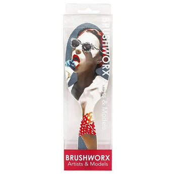 Brushworx Artists and Models Oval Cushion Hair Brush - Bubblegum Pop Ice Brushworx - On Line Hair Depot