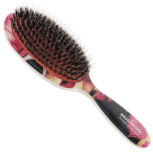 Brushworx Artists and Models Oval Cushion Hair Brush - Lady Ra-Ra - On Line Hair Depot