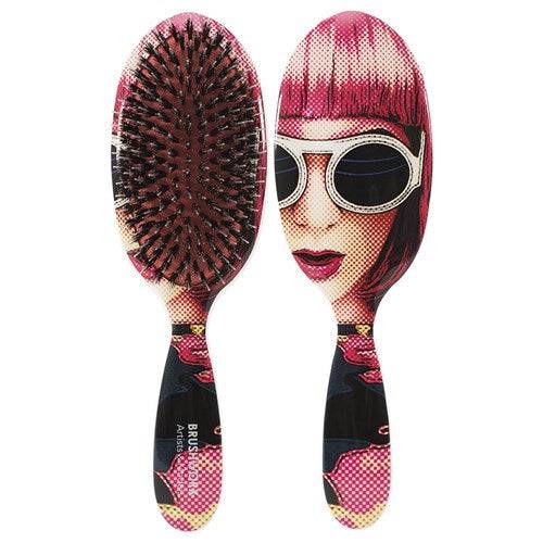 Brushworx Artists and Models Oval Cushion Hair Brush - Lady Ra-Ra - On Line Hair Depot